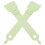 2St Kattenstrip Knijplepel ABS Lichtgroen 1