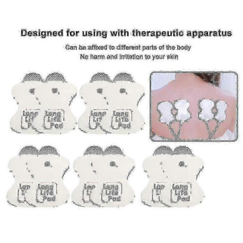 10x Electrode Replacement Pads for Omron Massagers Long Life Pad jjm 2