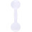 Occluder Pinhole Eye Exam Tool Handheld Double Use For Eye Charts White Black Light Blocking 5