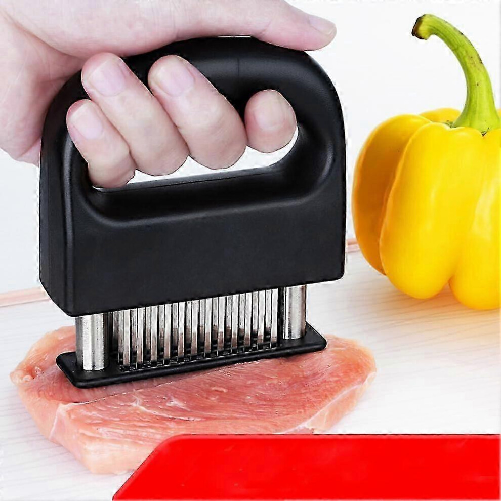 Meat Tenderizer, 48-Pin Stainless Steel Sharp Steak Tenderizer, Roast Meat Fillet, Steak Tenderizing Needle, Loose Meat Punching Needle