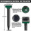 4 Pack Solar Ultrasonic Mole Repeller for Gardens and Outdoor Use jjm 2