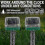 4 Pack Solar Ultrasonic Mole Repeller for Gardens and Outdoor Use jjm 4