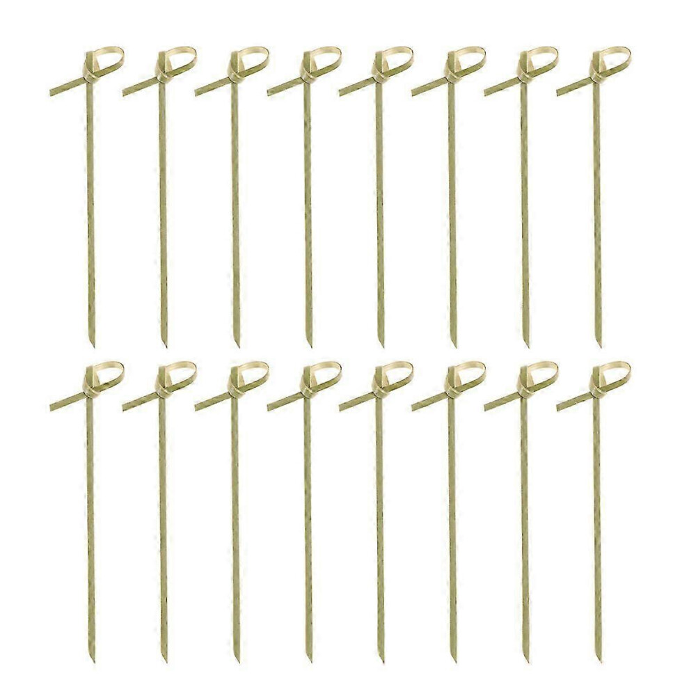 200 Pcs Decorative Wooden Cocktail Skewers for Cupcake Toppers