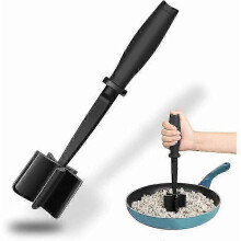 Meat Grinder, Heat Resistant Multifunctional Meat Grinder Tool, Non-Stick Blends and Purees, Nylon Minced Meat Grinder Utensil, Hamburger Grinder and