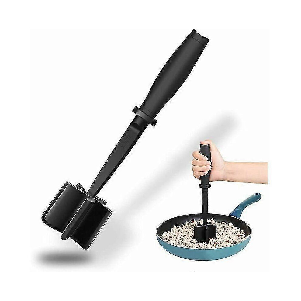 Meat Grinder, Heat Resistant Multifunctional Meat Grinder Tool, Non-Stick Blends and Purees, Nylon Minced Meat Grinder Utensil, Hamburger Grinder and