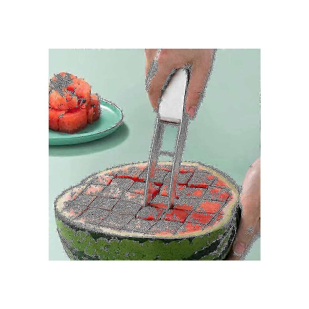 Stainless Steel Watermelon Cutter, Fast and Safe Watermelon Knife
