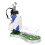 Mini-Desktop-Golftasche, Stifthalter mit 4