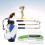 Mini-Desktop-Golftasche, Stifthalter mit 15