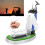 Mini-Desktop-Golftasche, Stifthalter mit 10