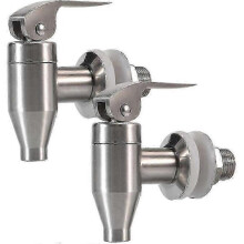 Stainless Steel Beverage Water Drink Dispenser Durable Replacement Push Style Spigot Faucet jjm