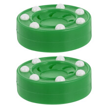 2 hockeypuck kunststoff, sportzubehör für eishockey