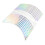 1Sheet Assorted Color Reflective Tire Strips Car Rim Stickers 10