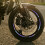 1Sheet Assorted Color Reflective Tire Strips Car Rim Stickers 3