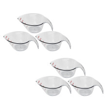 6Pcs Experiment Measuring Cup Volumetric Cups Easy To Read
