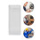50Pièces Clips De Fixation Auto-Adhésifs Blancs Pour Gestion De Câbles 4