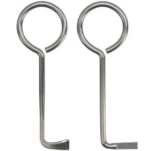 2Pcs Professional Universal Lock Keys Open Almost Any Door, Universal Keys for Room Doors, Locksmith, Door Opener for Colorful Beard Lock Opener jjm