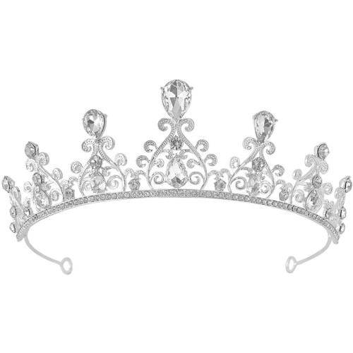 brauttiara krone für hochzeitsfeier mit strass-