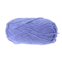 50 g dickes Milchbaumwollgarn zum Häkeln und Stricken, warm, blau