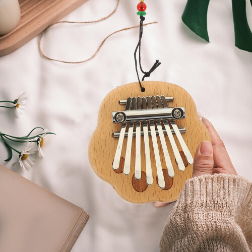 1Kleine Mini Kalimba Duimpiano Voor Ontspanning En 2