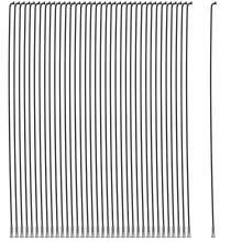 36 14G J-Bend Stahl Speichen mit Verschraubungen, 289 mm