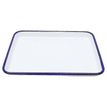 Enamel baking dish, roasting tray, reusable and washable baking tray, baking tray for oven