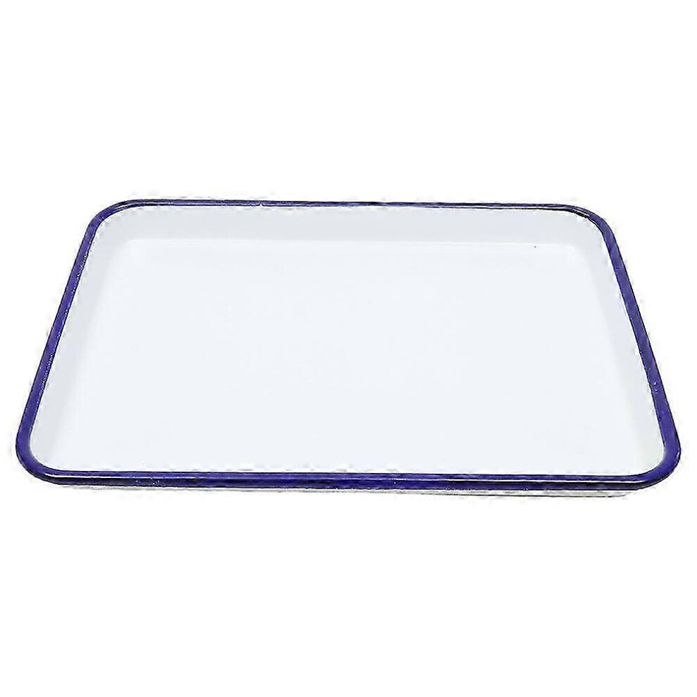 Enamel baking dish, roasting tray, reusable and washable baking tray, baking tray for oven