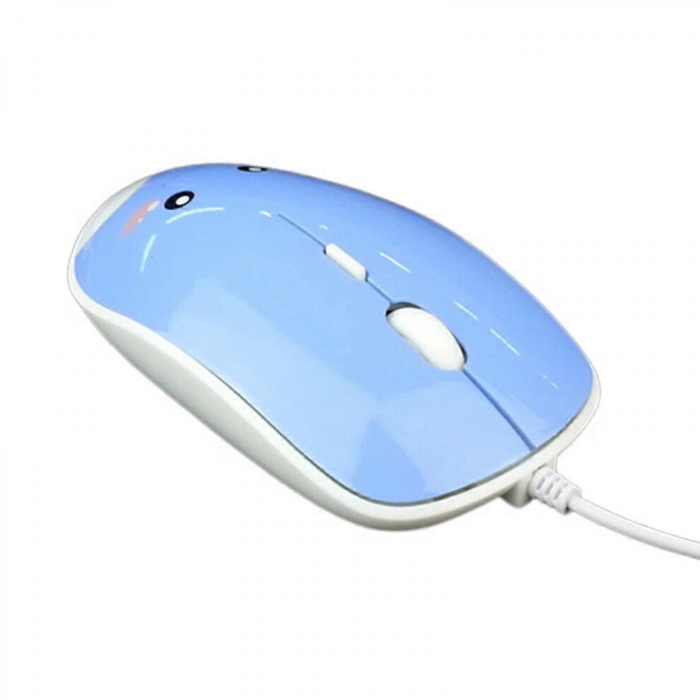 Kikidex (As Show, One Size) Mouse Wired Quiet Notebook Optical Gaming Wired Mouse For Laptop Or Desktop, Usb Computer Mouse Wired With Optical Sensor And Adju