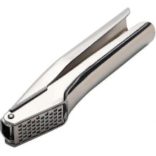 304 Stainless Steel Garlic Press, Easy to Press and Clean, Kitchen Utensil