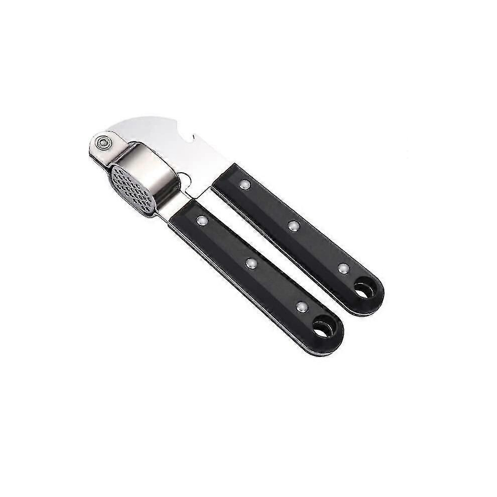 Professional Kitchen Garlic Press, Stainless Steel Garlic Press, Garlic Crusher, Easy to Use Garlic Mincer, No Peeling Required, Easy to Clean,