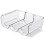 Clear Stackable Plastic Wine Rack for Home - Holds 3 Bottles 4