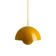 (Yellow) Pendant Light Fixture Hanging Light Pendant Light with Warm Light Bulb for Dining Room Bedroom Lights jjm