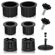 8 Pcs Umbrella Base Stand Hole Ring Plug Cover and Cap Patio Umbrella Stand Replacement Parts Stand jjm