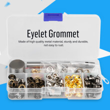 Grommet- & Ösenwasher 5 mm, 220 Stück mit 3 Handwerkzeugen für Bastelarbeiten & Polsterung