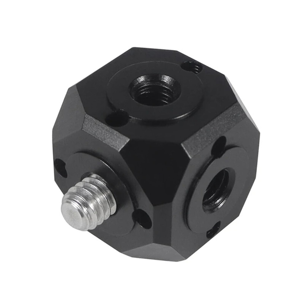 Universals Joint Adapter 360 Degree Rotation Connector For Magics Arm Video Microphones Extension Mount Head Joint Light 9084446153989
