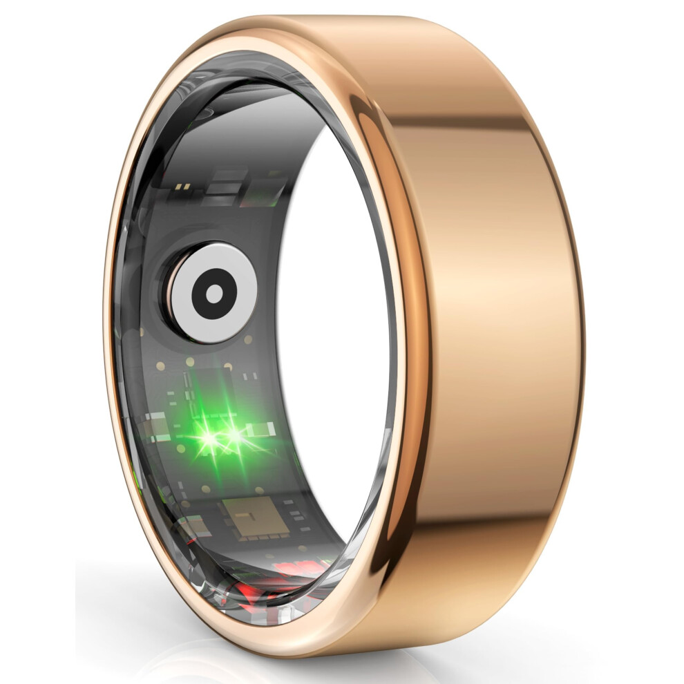 Smart Ring Fitness Tracker Heart Rate Monitor Sleep Tracking Pedometer Calorie Counter Step Counter Waterproof Size 10 9354506006464