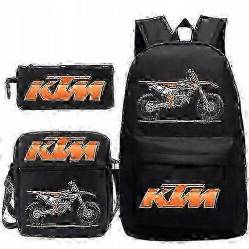 Ktm Cross School Set Backpack Bag Pencil Case jmj 1
