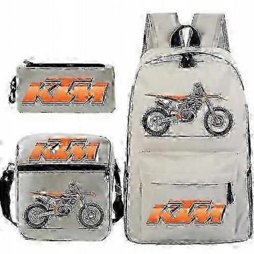 Ktm Cross School Set Backpack Bag Pencil Case jmj 2