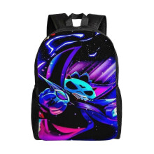 v99 Brawl Colorful cartoon fighters Stars Backpack for School and Work, Stylish Daypack with Anti-Splash Oxford Cloth, Large Capacity Bag for Laptop k