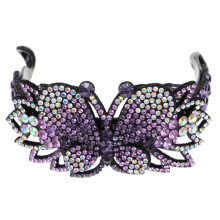 1Er Eleganter Schmetterlings Haarclip Für Violett