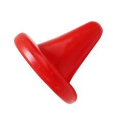 enkelvoudige kinderstoel met flexibele zitting voor basisschool (rood)