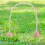 5Pièces Cerceaux Croquet Remplacement Coton Beige Base Bois 7