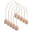 5Pièces Cerceaux Croquet Remplacement Coton Beige Base Bois 1