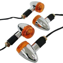 Motorrad Blinker Chrom Vorne Hinten Lichter f