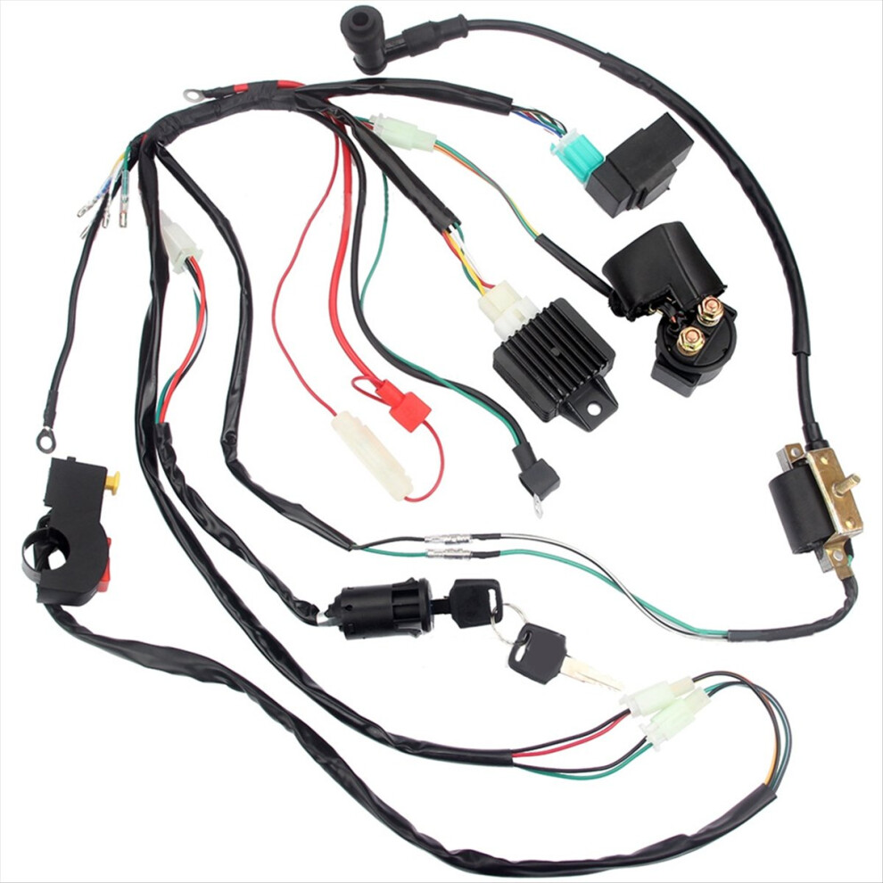 Wiring Harness Cdi Ignition Coil Kit For 50Cc 70Cc 4851770240457