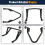Black Passenger Sissy Bar Rear Backrest Handrail 9