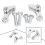 1 Inch Adjustable Rear Lowering Kit Aluminum for D 5