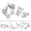 1 Inch Adjustable Rear Lowering Kit Aluminum for D 3