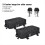 2PCS Aluminium Fall Tasche Sitz Hinten Schwanz Box 8