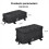 2PCS Aluminium Fall Tasche Sitz Hinten Schwanz Box 7