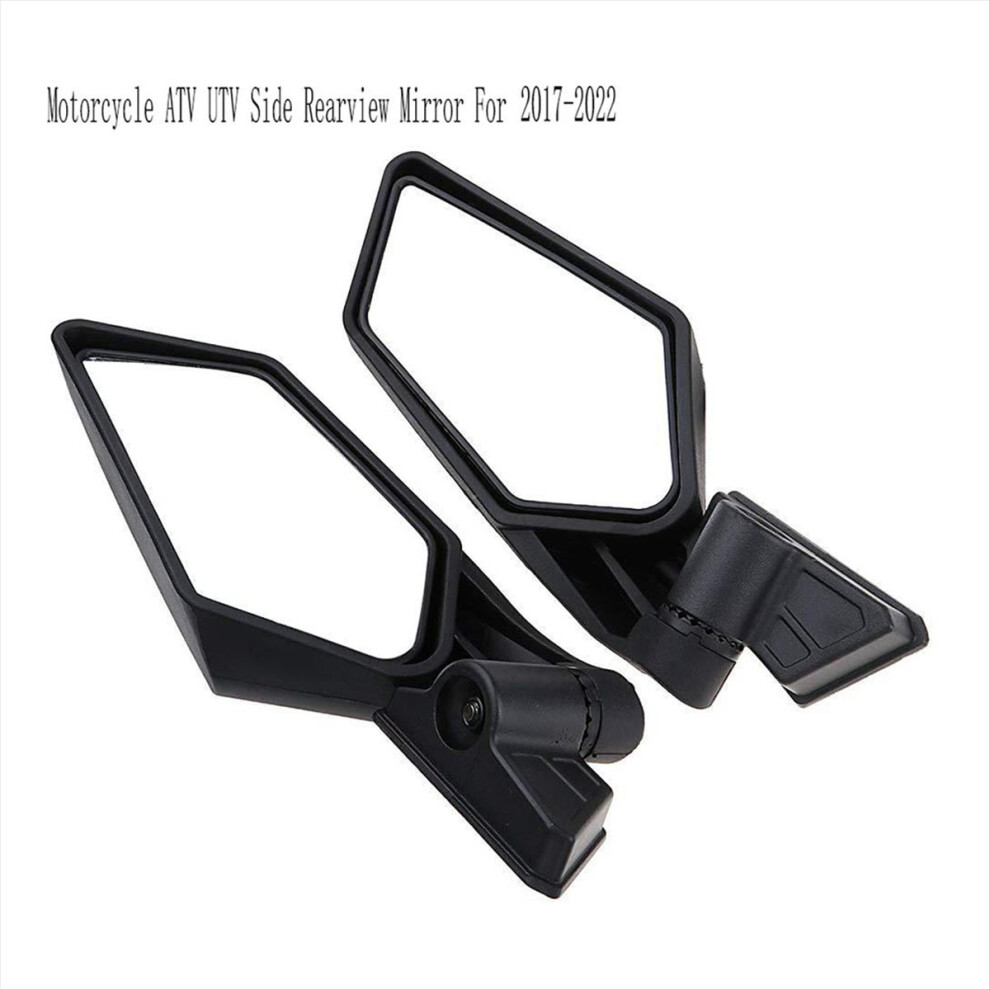 1Pair Atv Utv Side View Mirrors Rearview Mirror Fo 4851770264200